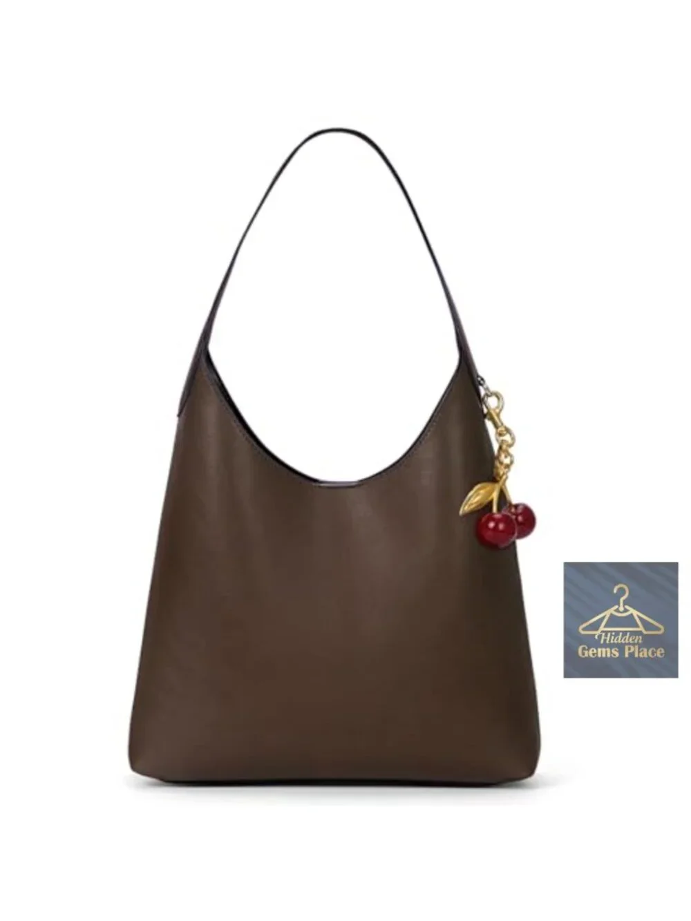 Vegan Leather Hobo Shoulder Bag Medium Slouchy Tote Crossbody